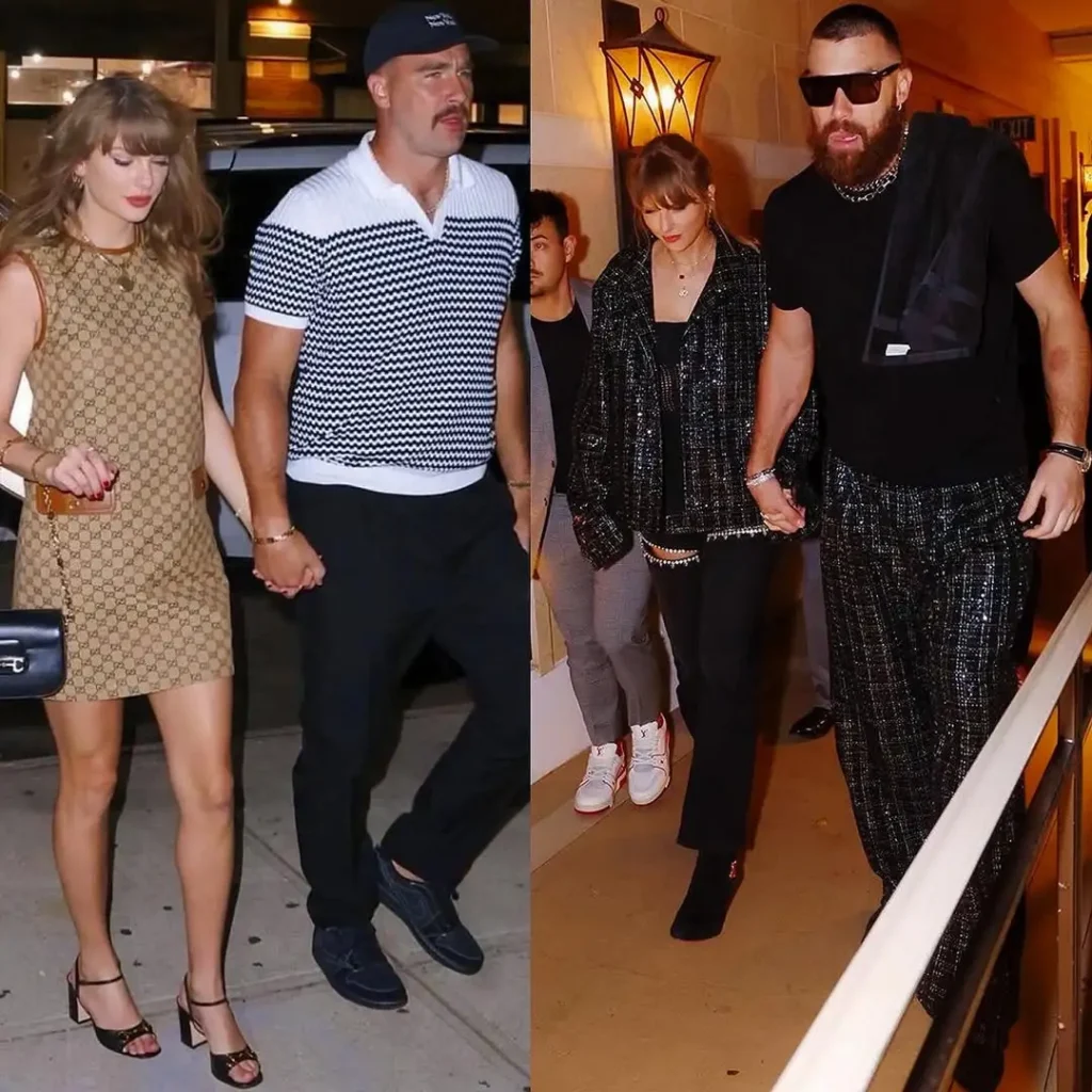 Travis Kelce highlights with Taylor Swift