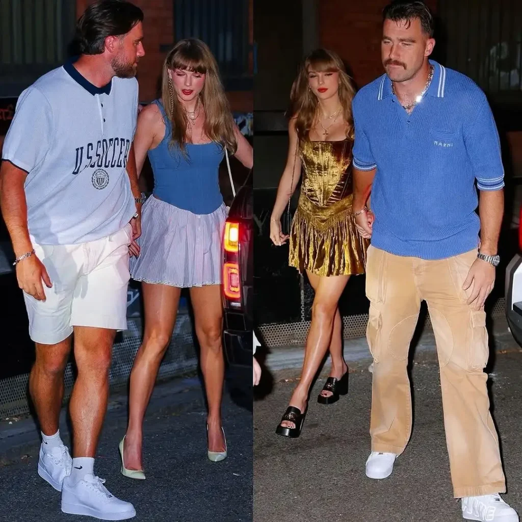 Taylor Swift and Travis Kelce