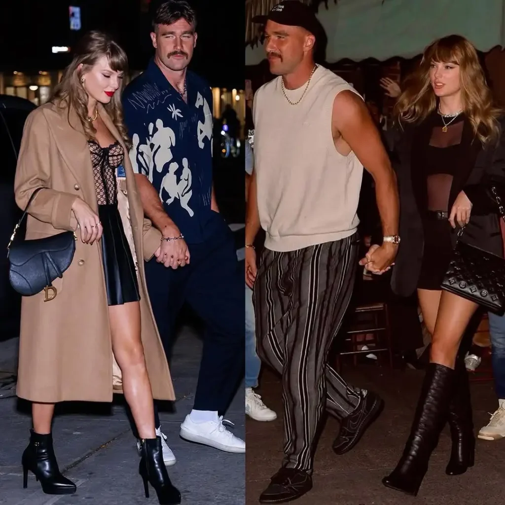 Taylor Swift and Travis Kelce style moment
