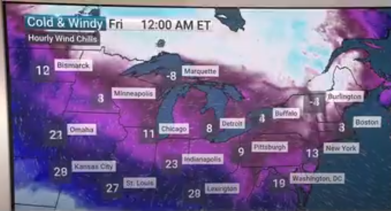 Brutal cold and relentless winds