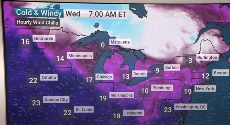 Brutal cold and relentless winds